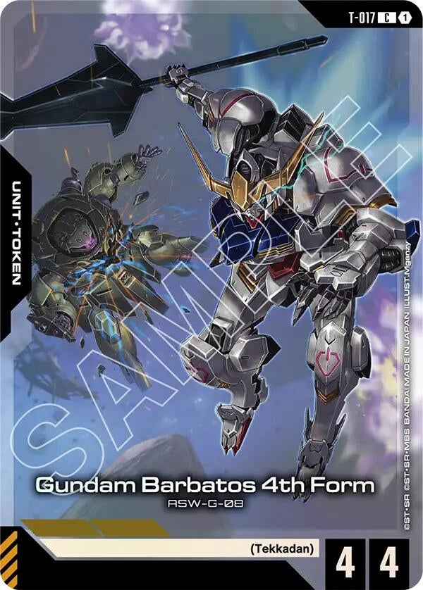 Image for Gundam Barbatos 4th Form (T-017) (Premium Card Collection Gundam Assemble) [T-017] - Gundam Card Game
