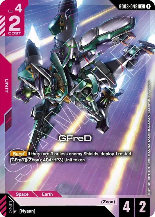 Image for GFreD (Premium Card Collection Gundam Assemble) [GD03-048] - Gundam Card Game