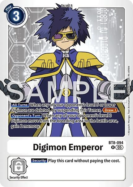 Image for Digimon Emperor (Reprint) [BT8-094 R] - Digimon Card Game