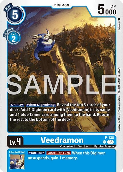 Image for Veedramon (Reprint) [P-138 P] - Digimon Card Game