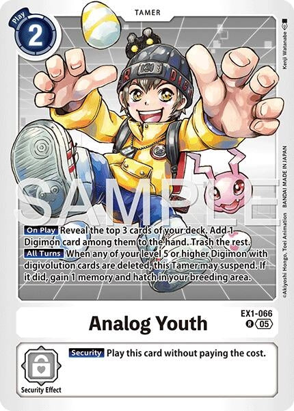 Image for Analog Youth (Reprint) [EX1-066 R] - Digimon Card Game