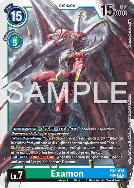 Image for Examon (Reprint) [EX3-074 SEC] - Digimon Card Game