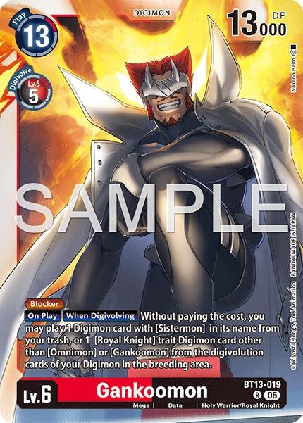 Image for Gankoomon (Reprint) [BT13-019 R] - Digimon Card Game