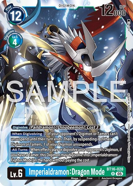 Image for Imperialdramon: Dragon Mode - BT16-028 (Reprint) [BT16-028 R] - Digimon Card Game
