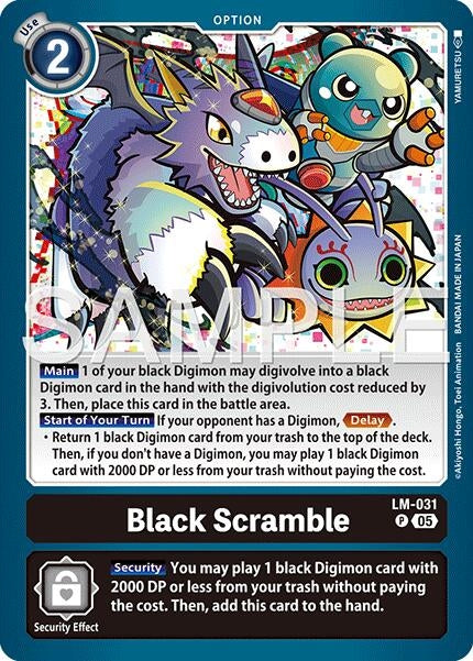 Image for Black Scramble (Reprint) [LM-031 P] - Digimon Card Game
