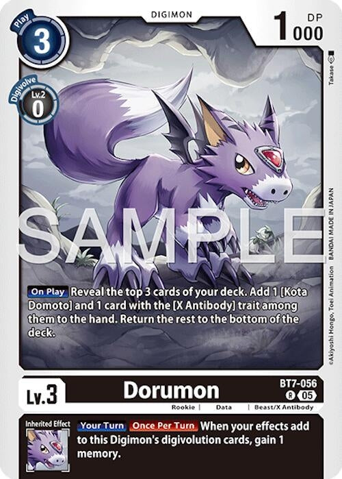 Image for Dorumon (Reprint) [BT7-056 R] - Digimon Card Game