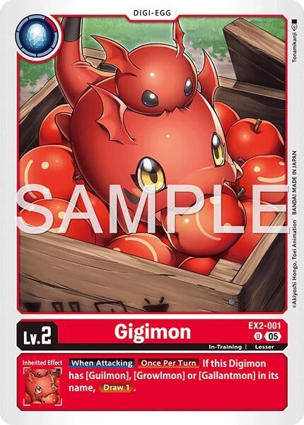 Image for Gigimon (Reprint) [EX2-001 U] - Digimon Card Game