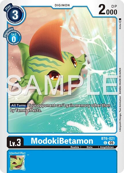 Image for ModokiBetamon (Reprint) [BT6-021 C] - Digimon Card Game