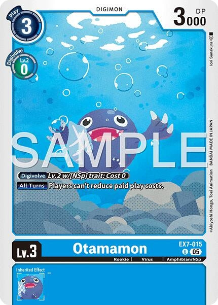 Image for Otamamon (Reprint) [EX7-015 U] - Digimon Card Game