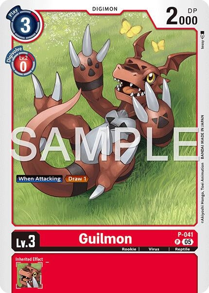 Image for Guilmon - P-041 (Reprint) [P-041 P] - Digimon Card Game