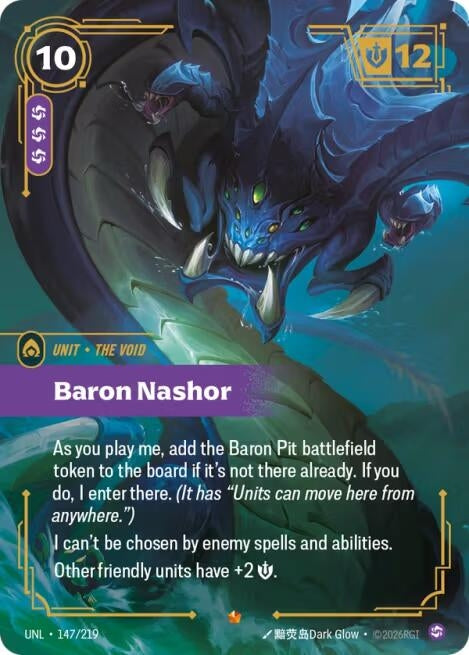 Image for Baron Nashor [147/219] - Riftbound: League of Legends Trading Card Game