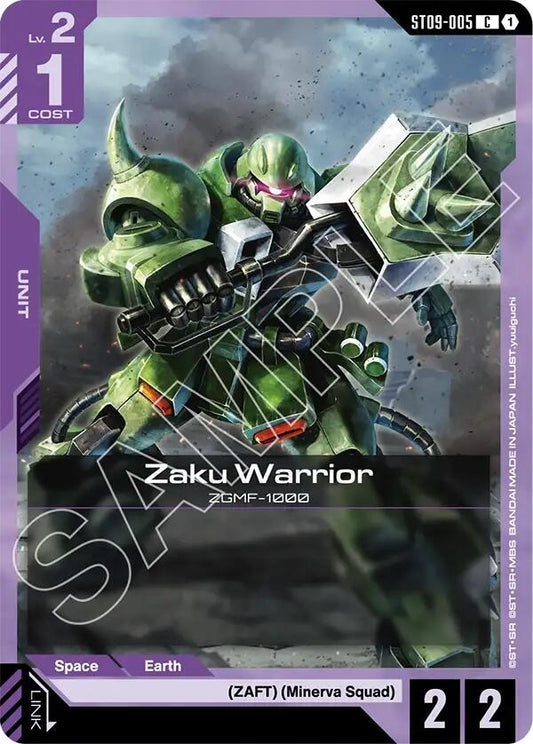 Image for Zaku Warrior [ST09-005] - Gundam Card Game