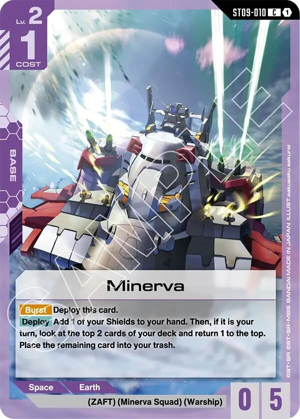 Image for Minerva [ST09-010] - Gundam Card Game