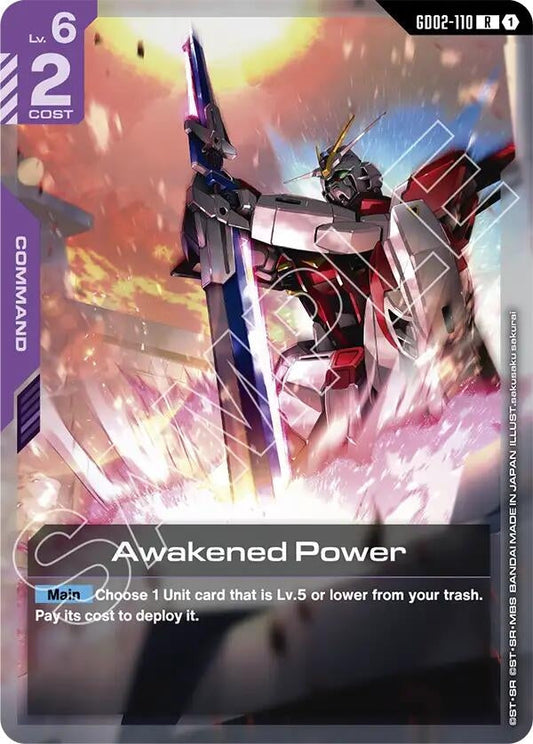 Image for Awakened Power [GD02-110] - Gundam Card Game
