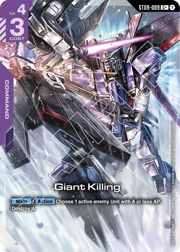 Image for Giant Killing (C+) [ST09-009] - Gundam Card Game