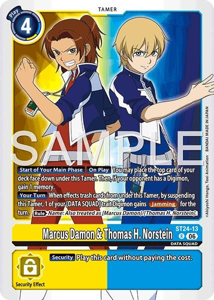 Image for Marcus Damon & Thomas H. Norstein [ST24-13 R] - Digimon Card Game