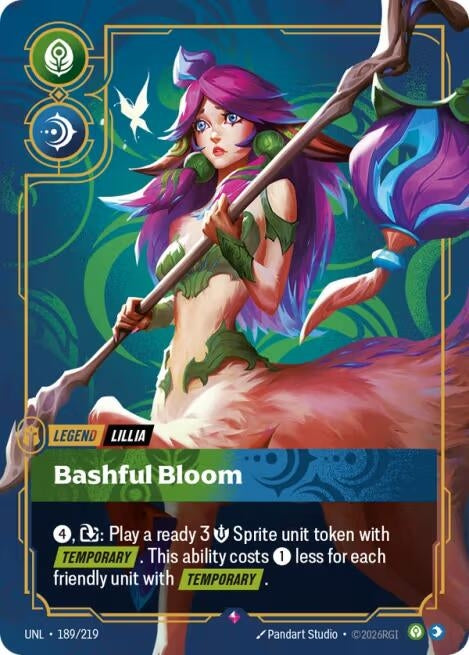 Image for Lillia - Bashful Bloom [189/219] - Riftbound: League of Legends Trading Card Game