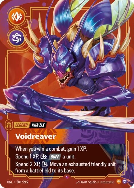 Image for Kha'Zix - Voidreaver [201/219] - Riftbound: League of Legends Trading Card Game