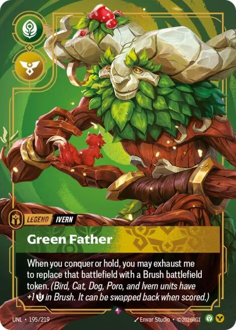Image for Ivern - Green Father [195/219] - Riftbound: League of Legends Trading Card Game