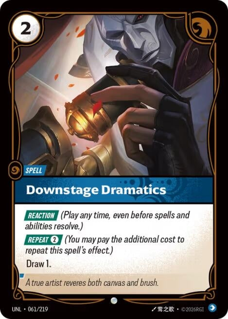 Image for Downstage Dramatics [061/219] - Riftbound: League of Legends Trading Card Game