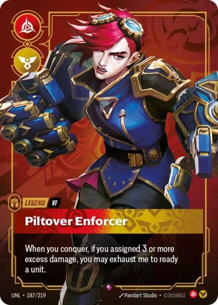 Image for Vi - Piltover Enforcer [187/219] - Riftbound: League of Legends Trading Card Game