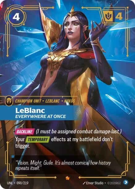 Image for LeBlanc - Everywhere At Once [090/219] - Riftbound: League of Legends Trading Card Game