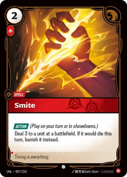 Image for Smite [007/219] - Riftbound: League of Legends Trading Card Game