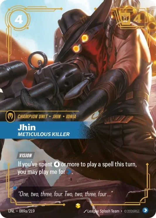 Image for Jhin - Meticulous Killer (Alternate Art) [089a/219] - Riftbound: League of Legends Trading Card Game