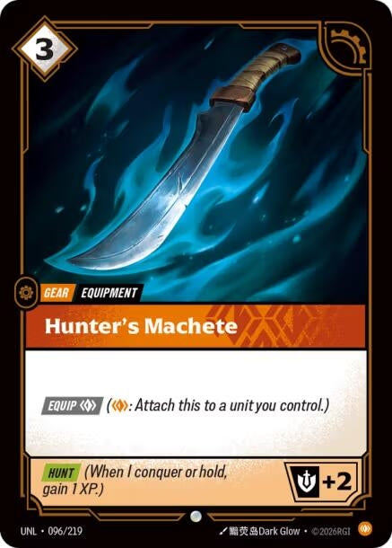 Image for Hunter's Machete [096/219] - Riftbound: League of Legends Trading Card Game
