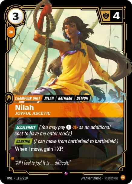Image for Nilah - Joyful Ascetic [115/219] - Riftbound: League of Legends Trading Card Game