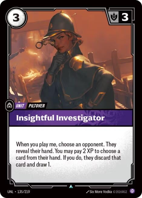 Image for Insightful Investigator [135/219] - Riftbound: League of Legends Trading Card Game