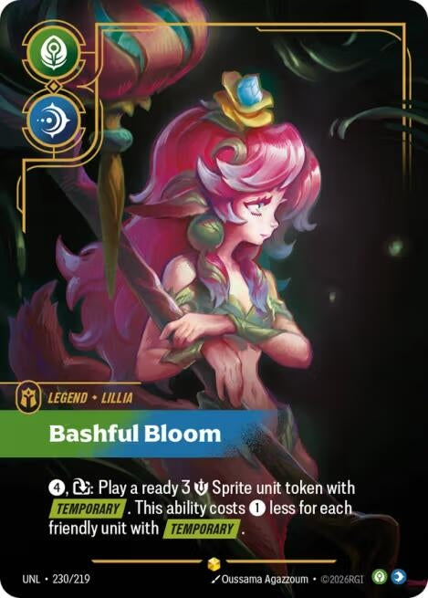 Image for Lillia - Bashful Bloom (Overnumbered) [230/219] - Riftbound: League of Legends Trading Card Game