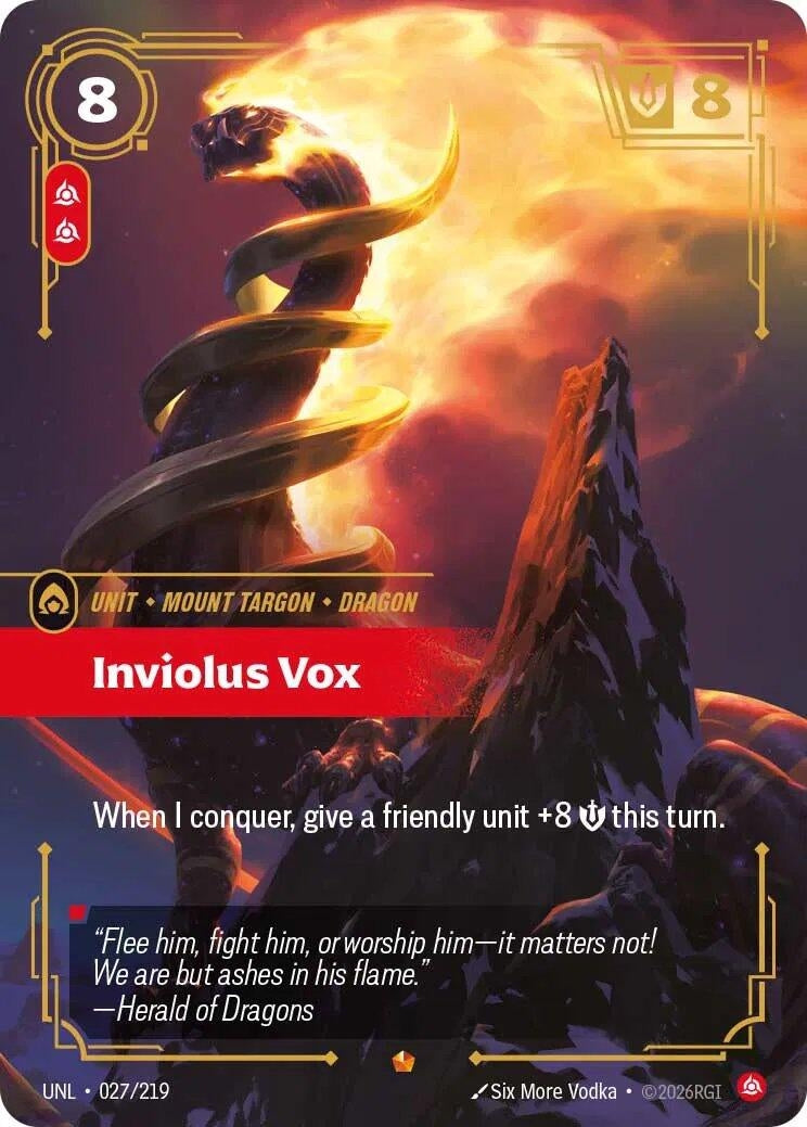 Image for Inviolus Vox [027/219] - Riftbound: League of Legends Trading Card Game