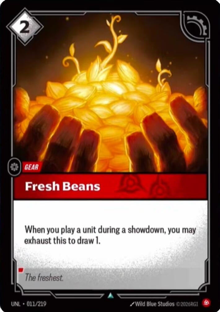 Image for Fresh Beans [011/219] - Riftbound: League of Legends Trading Card Game