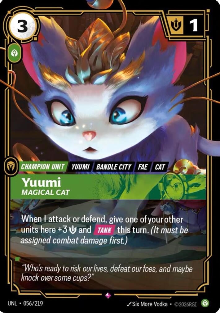 Image for Yuumi - Magical Cat [056/219] - Riftbound: League of Legends Trading Card Game