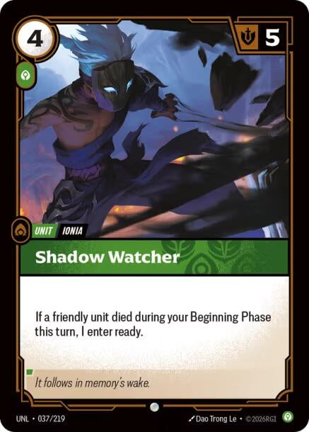 Image for Shadow Watcher [037/219] - Riftbound: League of Legends Trading Card Game