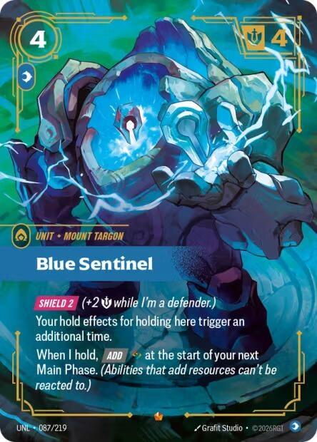 Image for Blue Sentinel [087/219] - Riftbound: League of Legends Trading Card Game