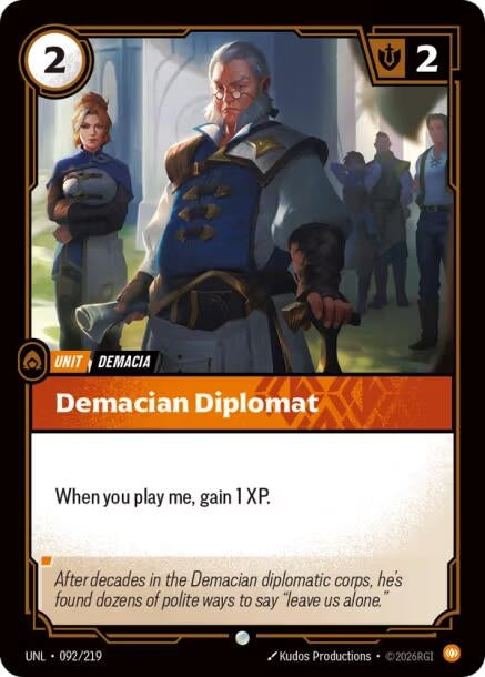 Image for Demacian Diplomat [092/219] - Riftbound: League of Legends Trading Card Game