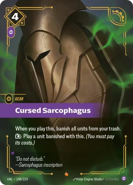 Image for Cursed Sarcophagus [148/219] - Riftbound: League of Legends Trading Card Game