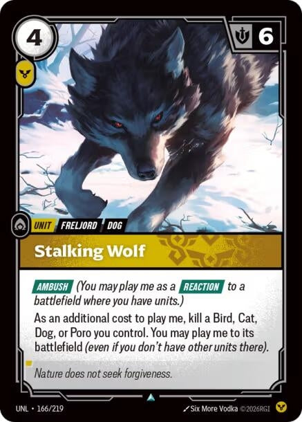 Image for Stalking Wolf [166/219] - Riftbound: League of Legends Trading Card Game