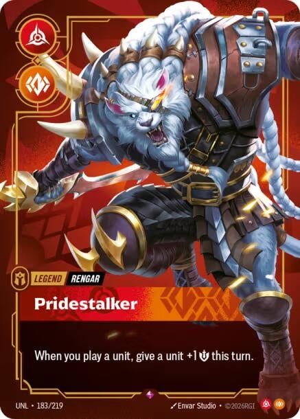Image for Rengar - Pridestalker [183/219] - Riftbound: League of Legends Trading Card Game