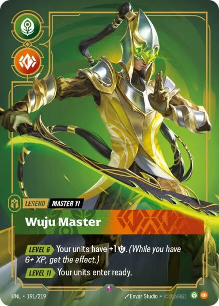 Image for Master Yi - Wuju Master [191/219] - Riftbound: League of Legends Trading Card Game