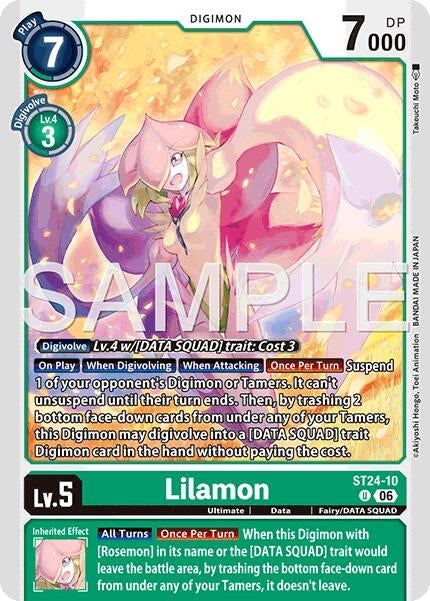 Image for Lilamon [ST24-10 U] - Digimon Card Game