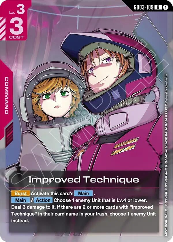 Image for Improved Technique (WCS26-27 Participation Pack Vol.1) [GD03-109] - Gundam Card Game