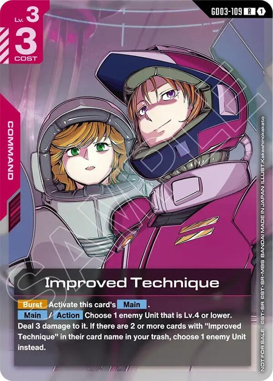 Image for Improved Technique (WCS26-27 Participation Pack Vol.1) [GD03-109] - Gundam Card Game