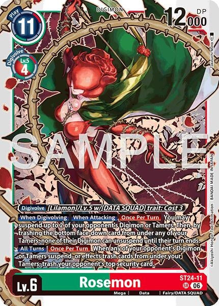 Image for Rosemon [ST24-11 SR] - Digimon Card Game