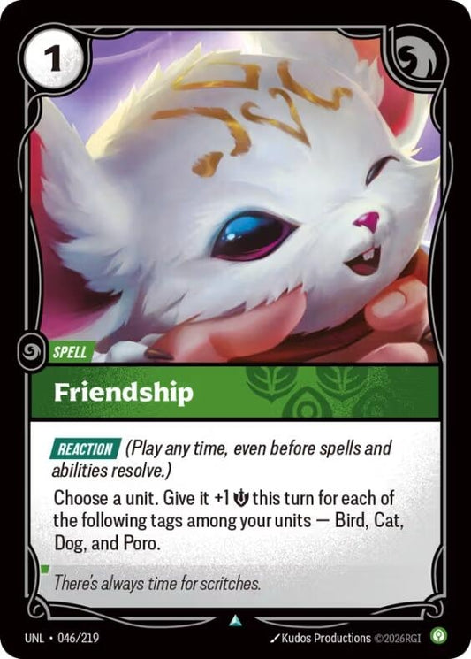 Image for Friendship [046/219] - Riftbound: League of Legends Trading Card Game