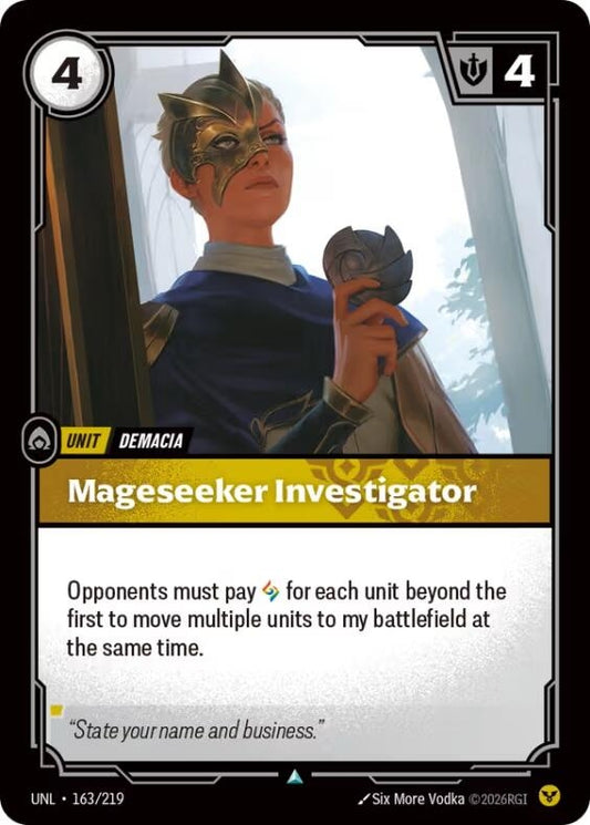 Image for Mageseeker Investigator [163/219] - Riftbound: League of Legends Trading Card Game
