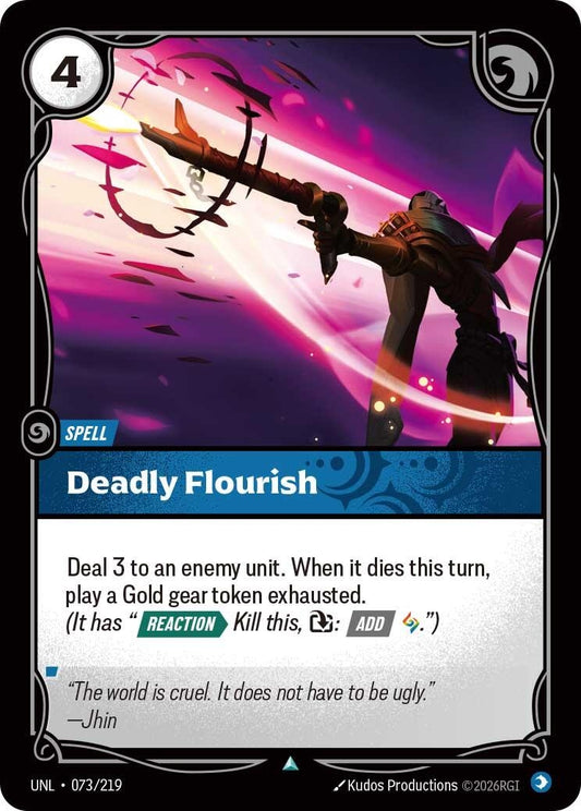 Image for Deadly Flourish [073/219] - Riftbound: League of Legends Trading Card Game