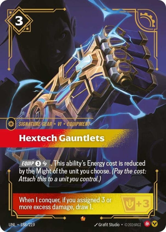 Image for Hextech Gauntlets [188/219] - Riftbound: League of Legends Trading Card Game